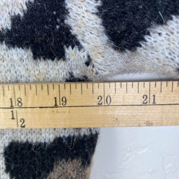 AQUA Leopard Print Open Front Cardigan Sweater $88 EXCLUSIVE TO BLOOMINGDALES - Picture 5 of 7